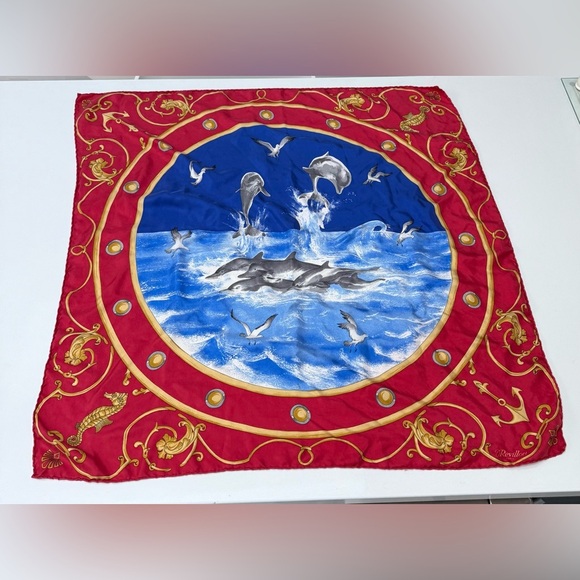 Vintage Revillon Silk Scarf: Paris - Picture 2 of 10